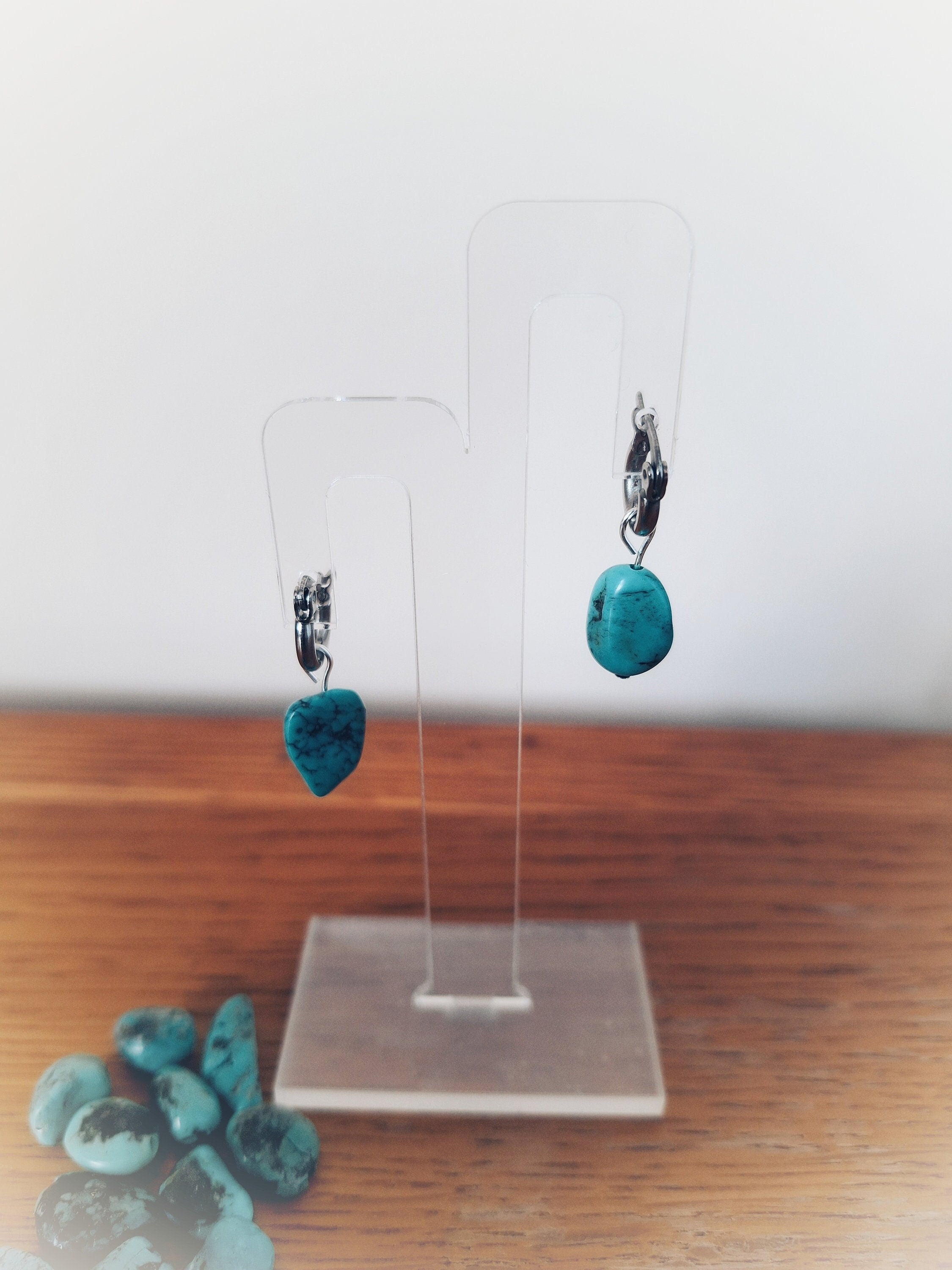 Skye Turquoise Huggies