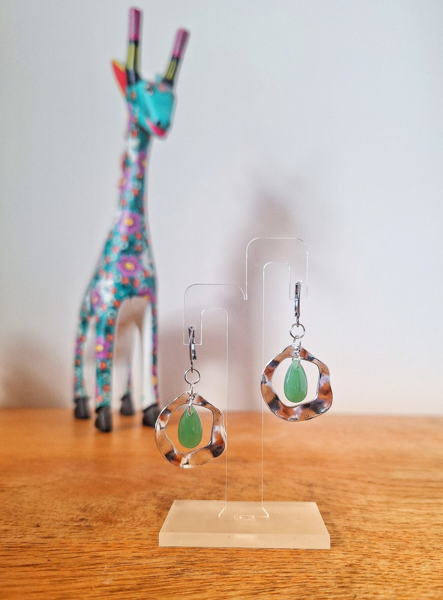 Jade Green Earrings