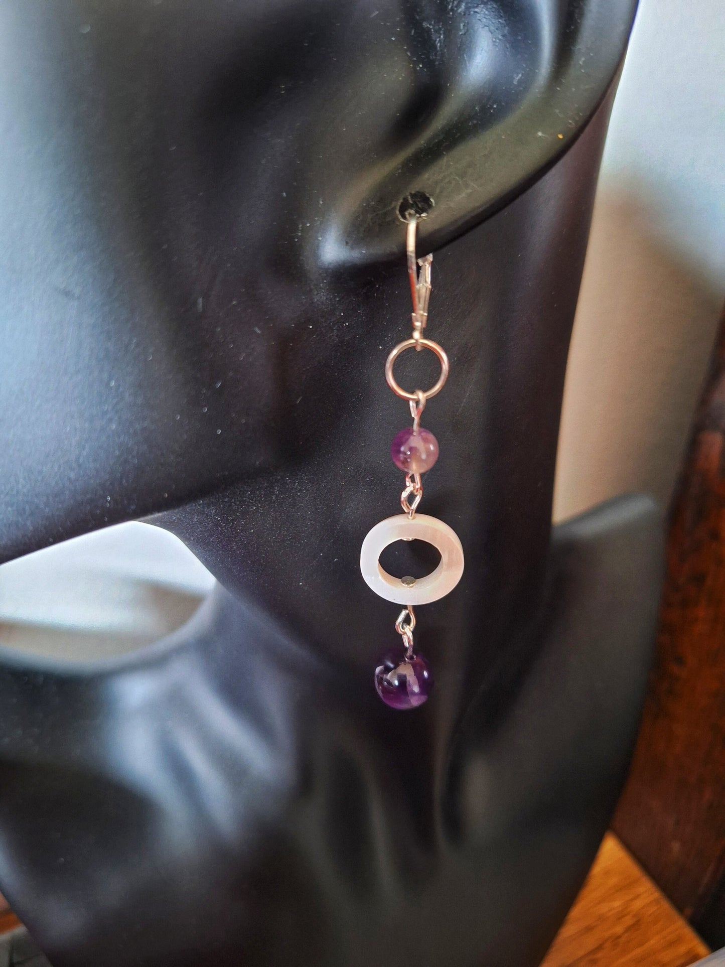 Bora Amethyst Earrings