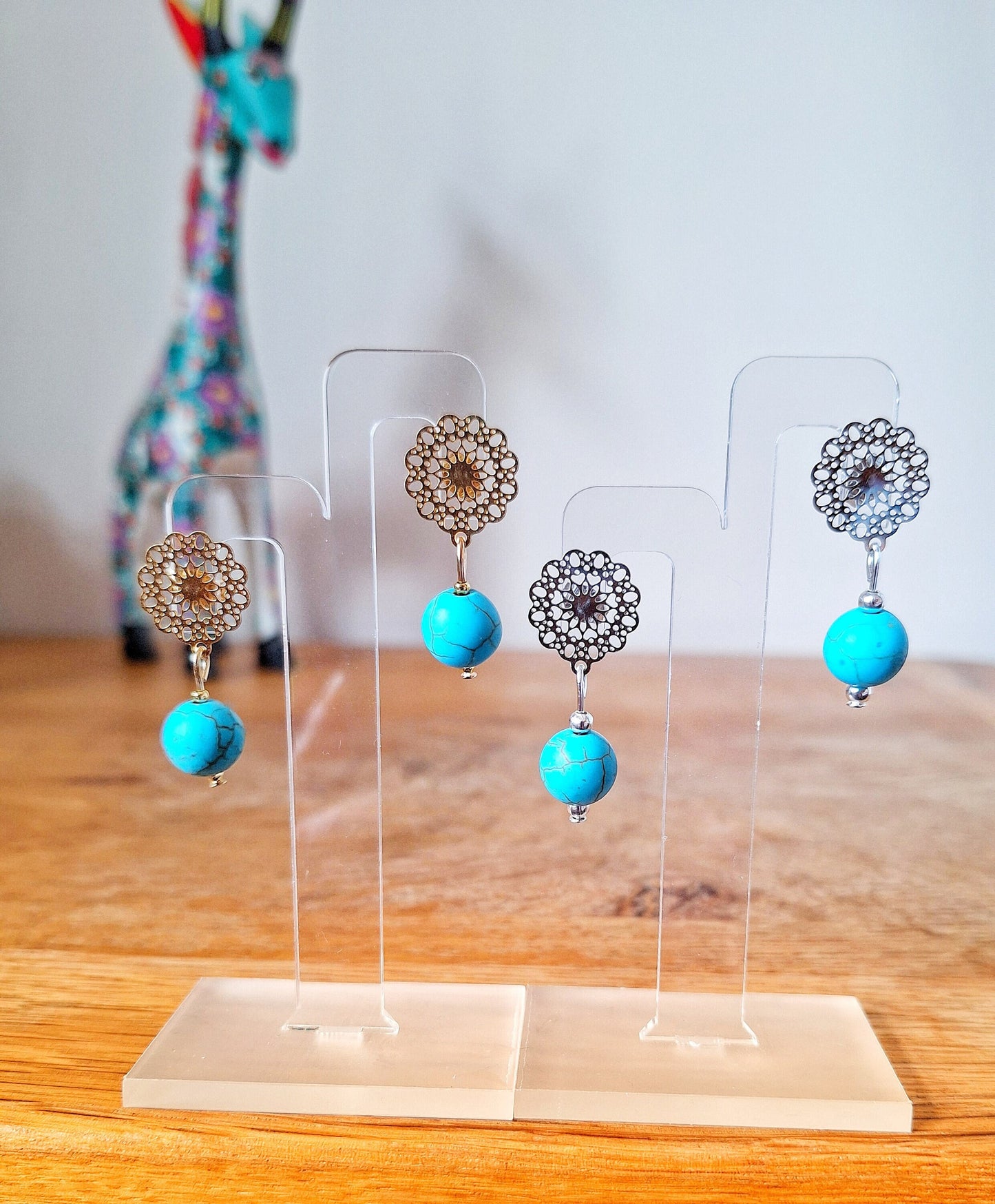 Rosaline Turquoise Drop Earrings