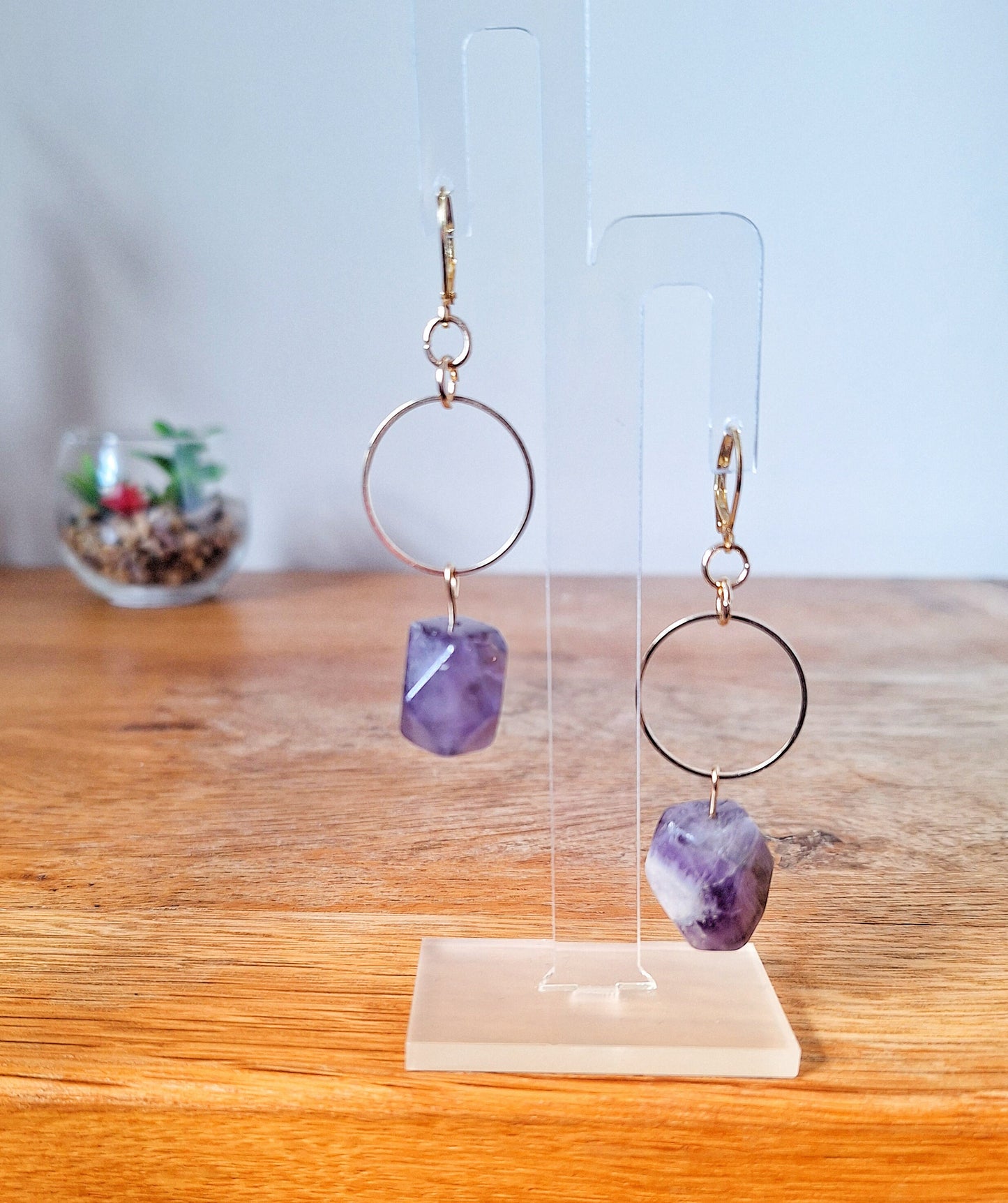 Florence Amethyst Earrings