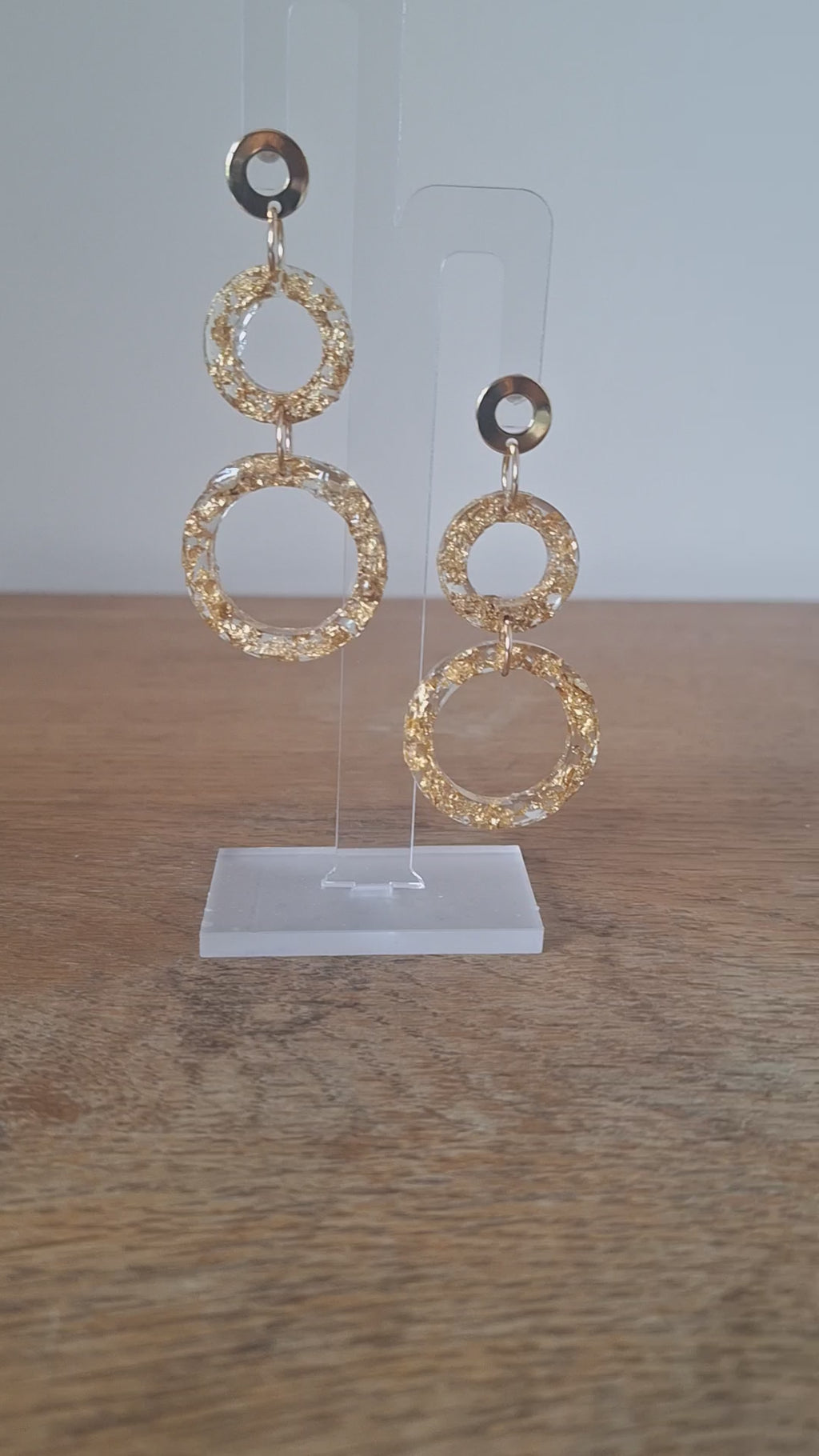Orianna Gold Leaf Statement Earrings