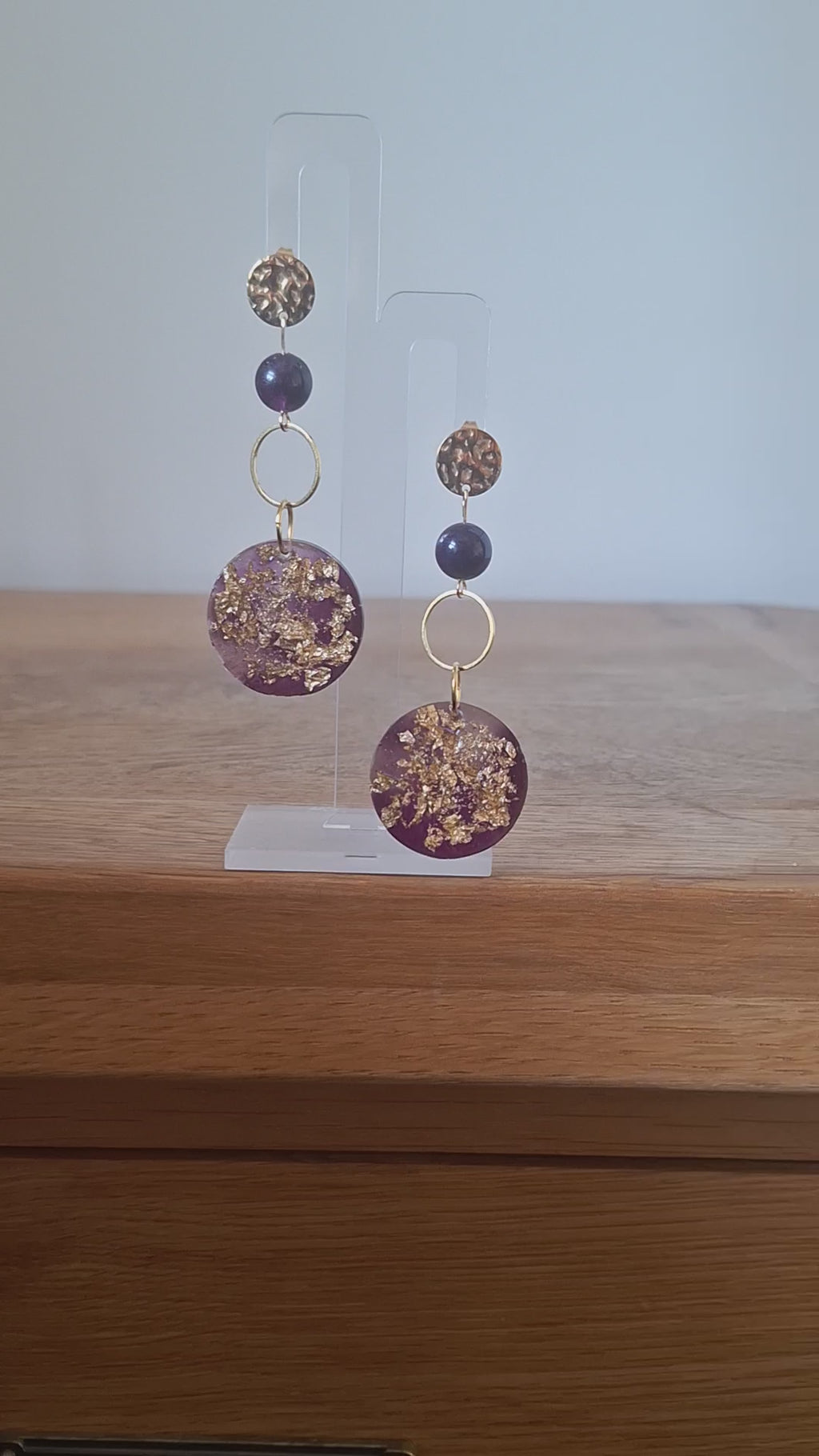 Octavia Amethyst Earrings
