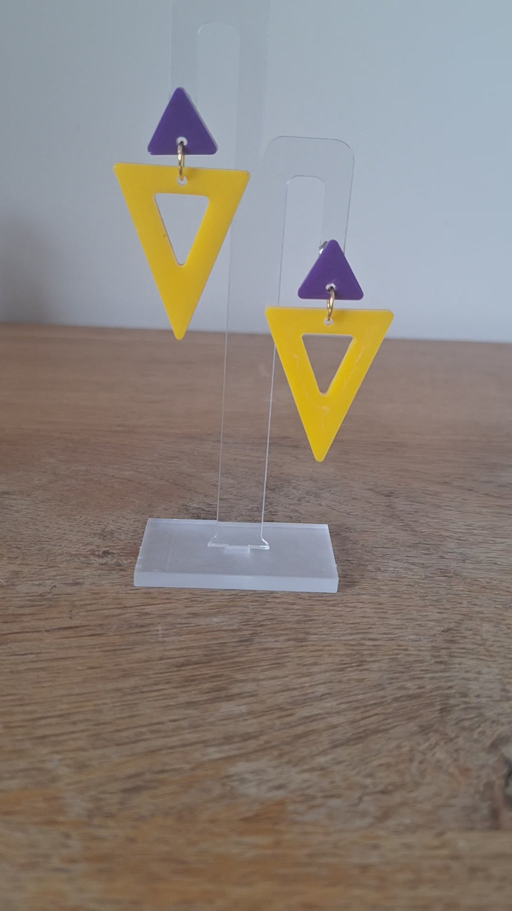 Sharon Triangle Earrings