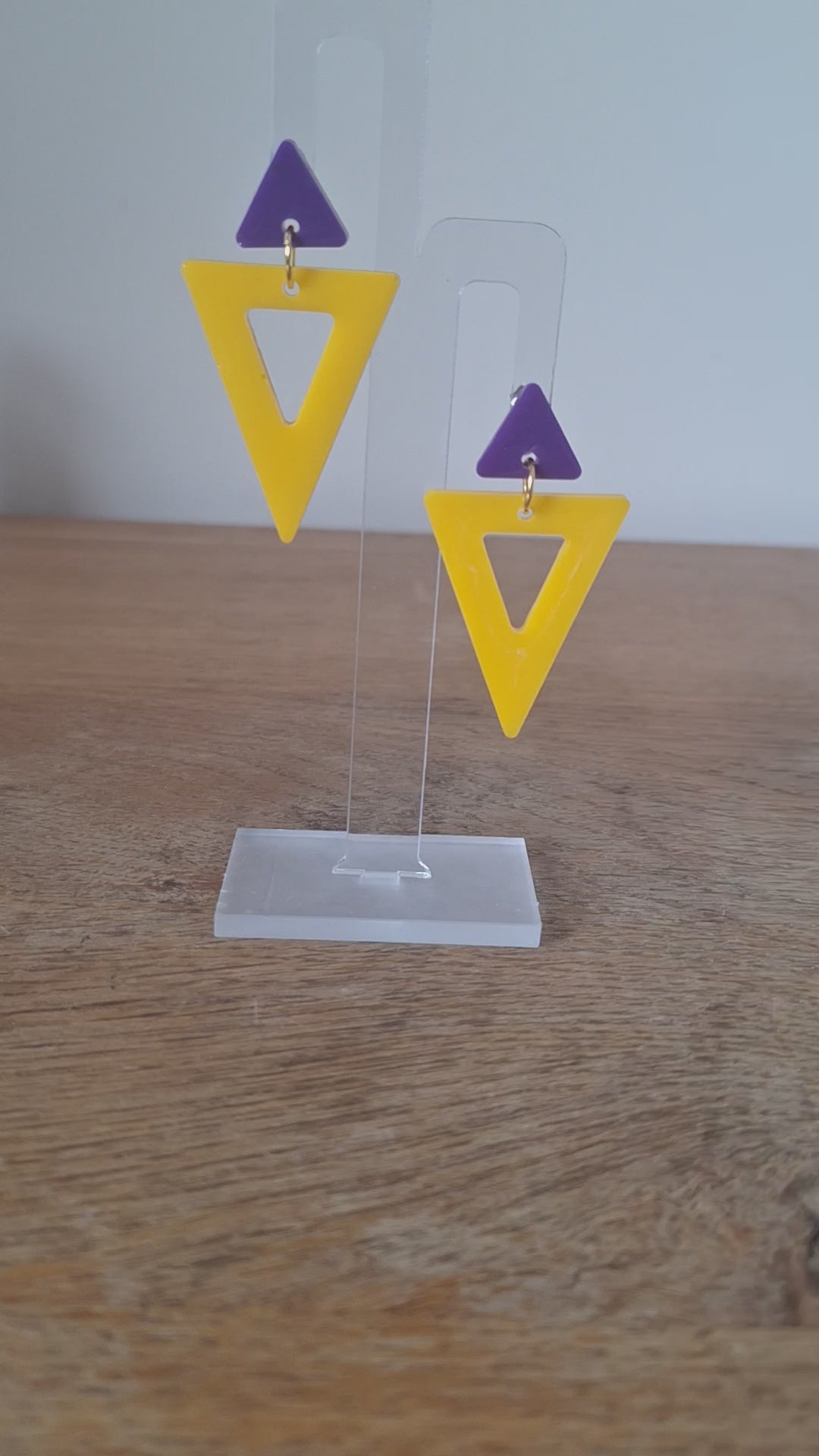 Sharon Triangle Earrings