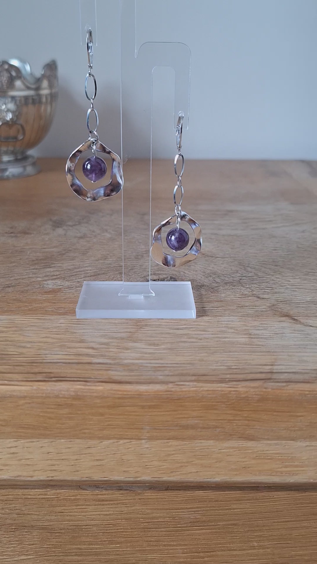 Lola Amethyst Earrings