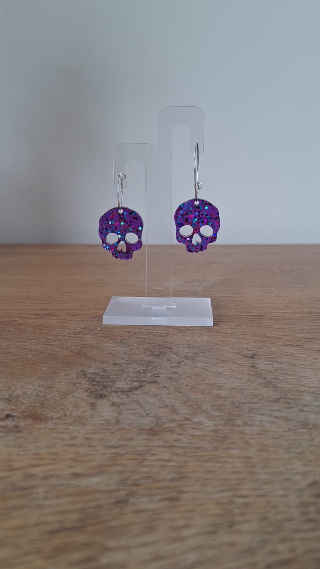 Statement Skull Hoops (variety of colours available)