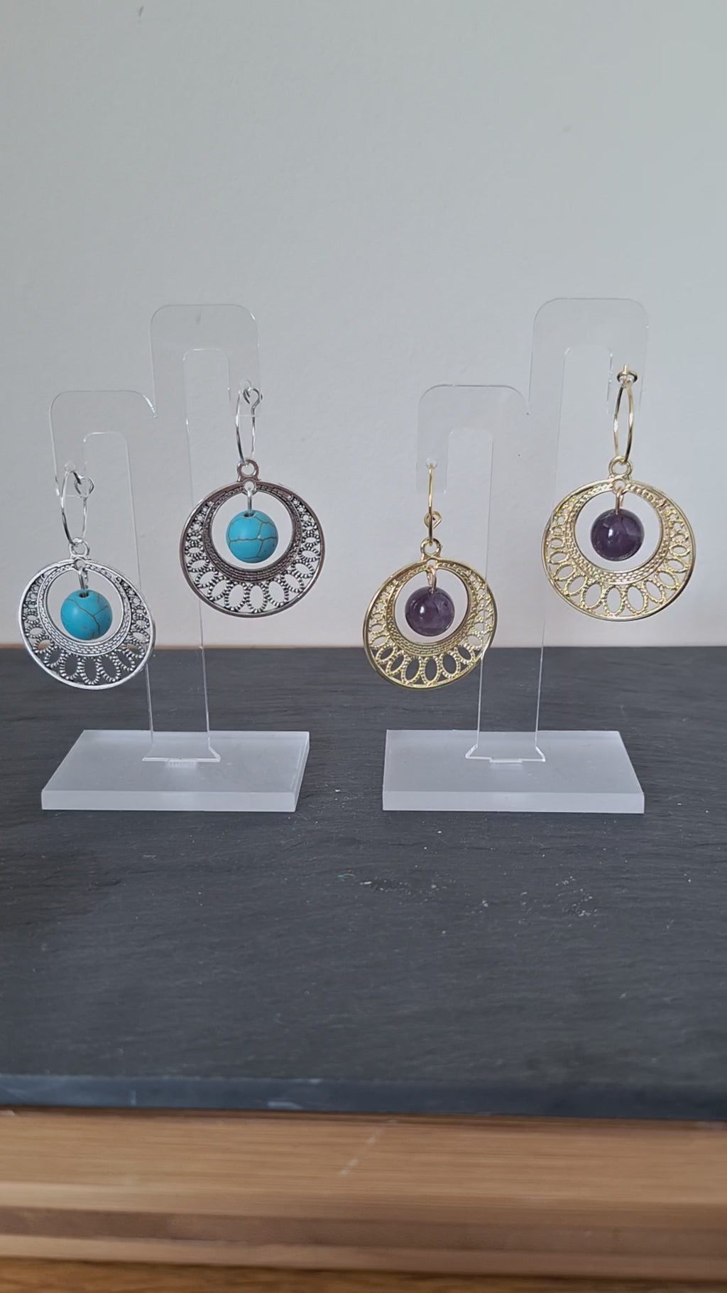 Faith Chandelier Hoop Earrings
