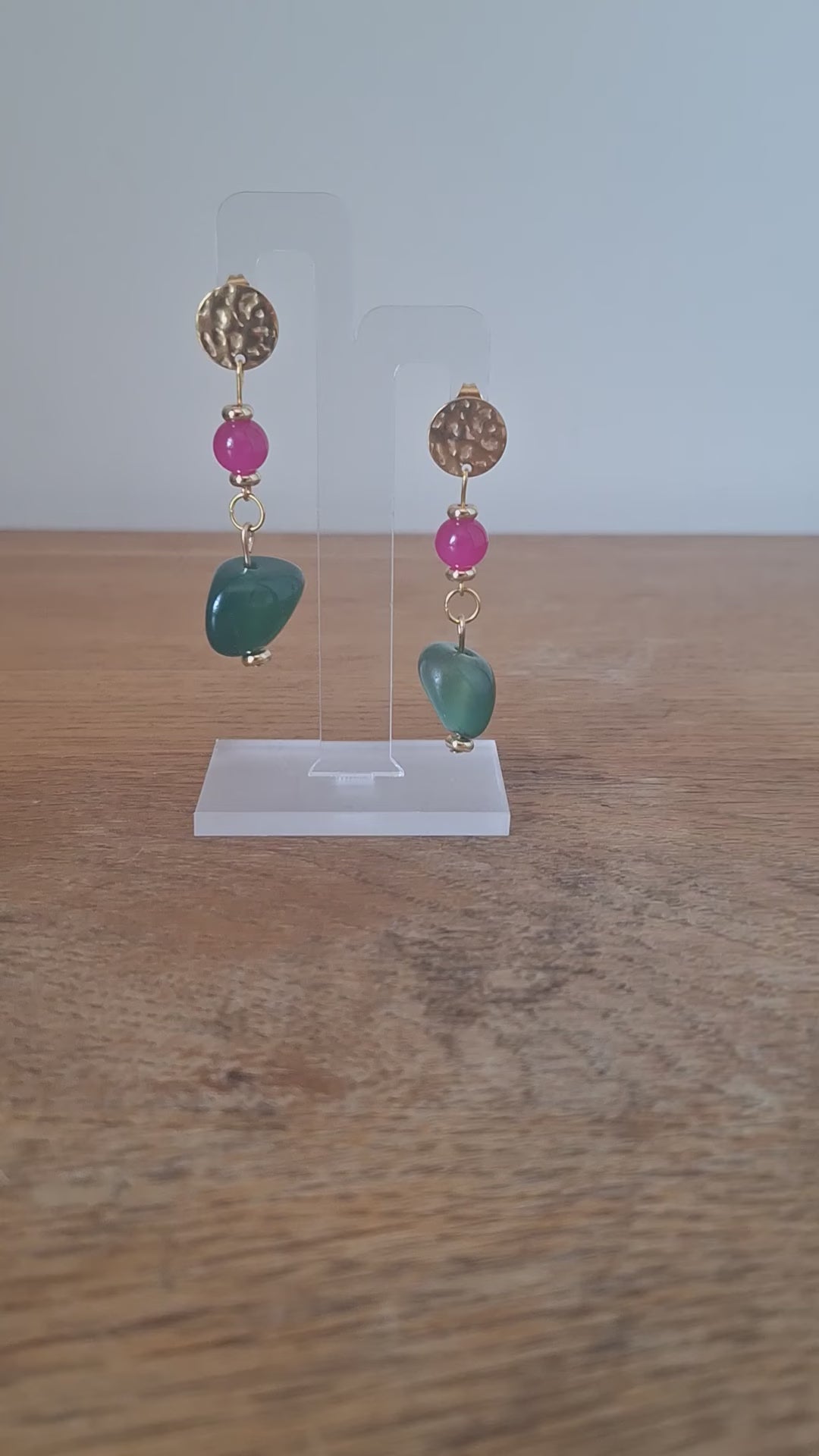 Glinda Green Quartz Earrings