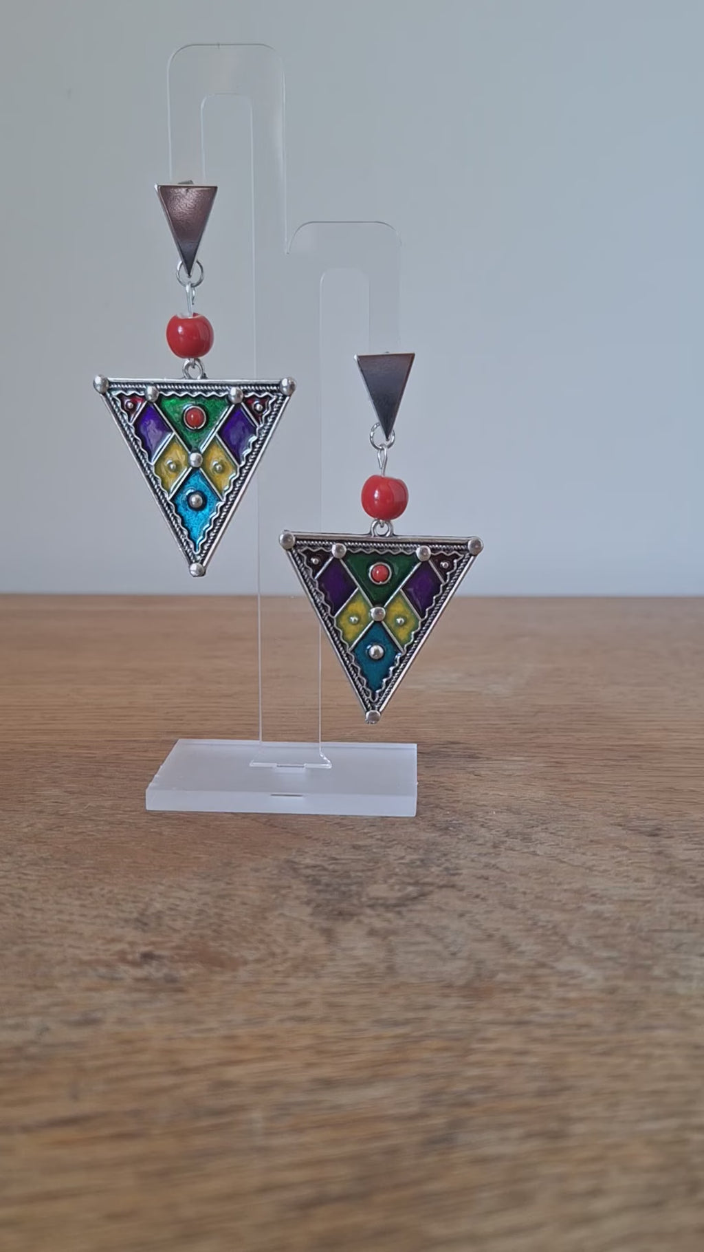 Tina Triangle Earrings