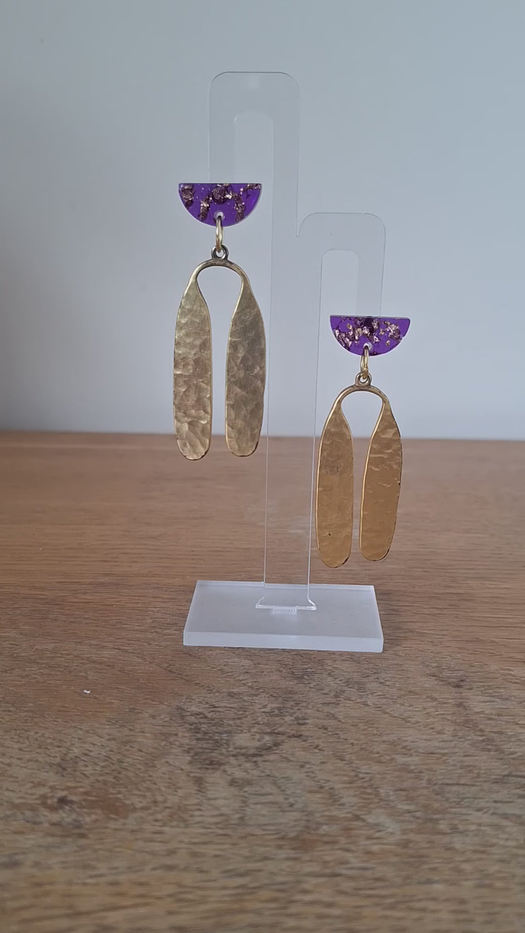 Itzel Gold Tribal Earrings
