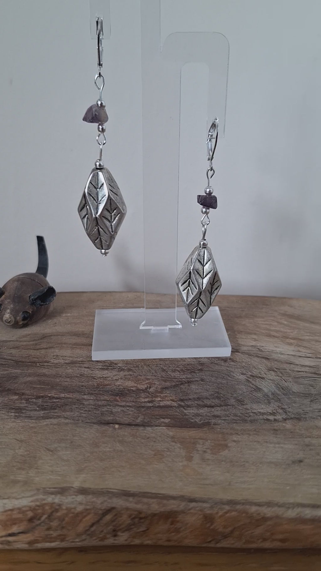 Phoebe Amethyst Earrings