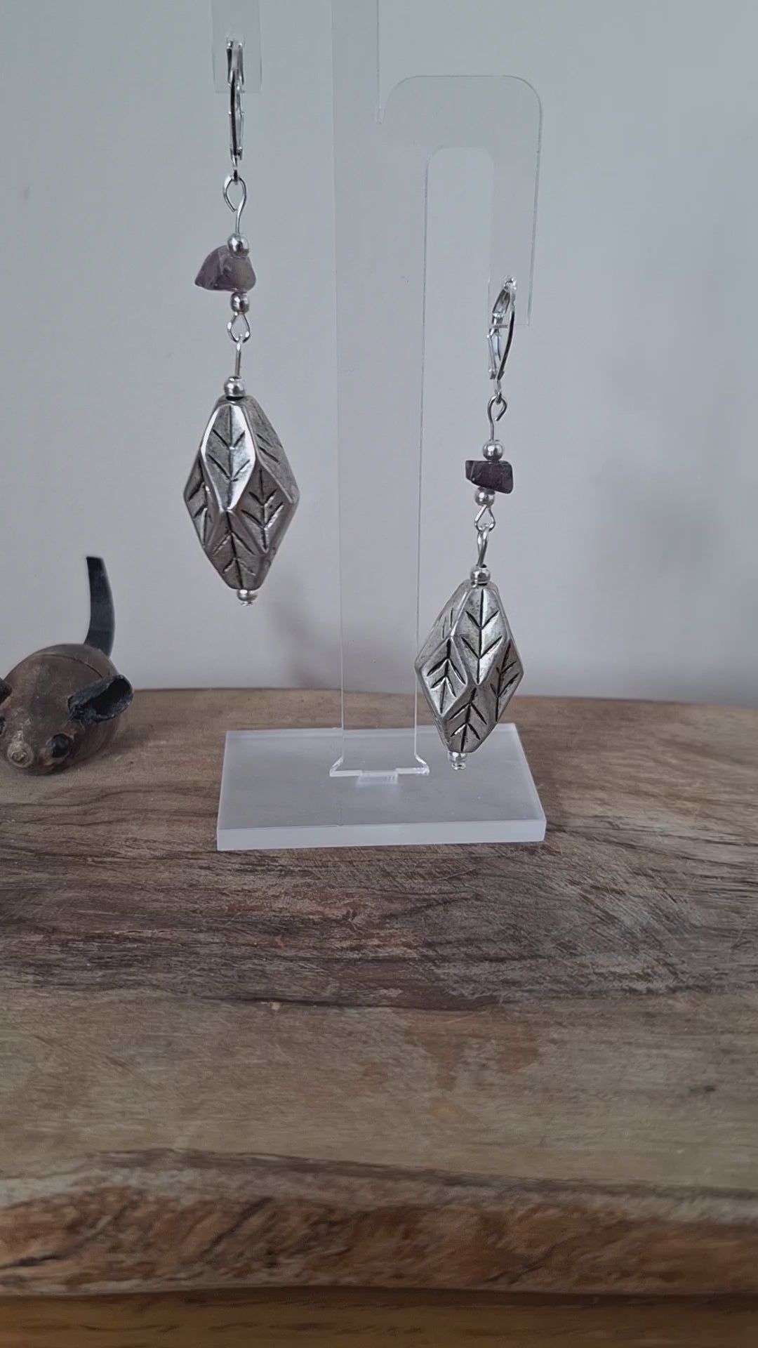 Phoebe Amethyst Earrings