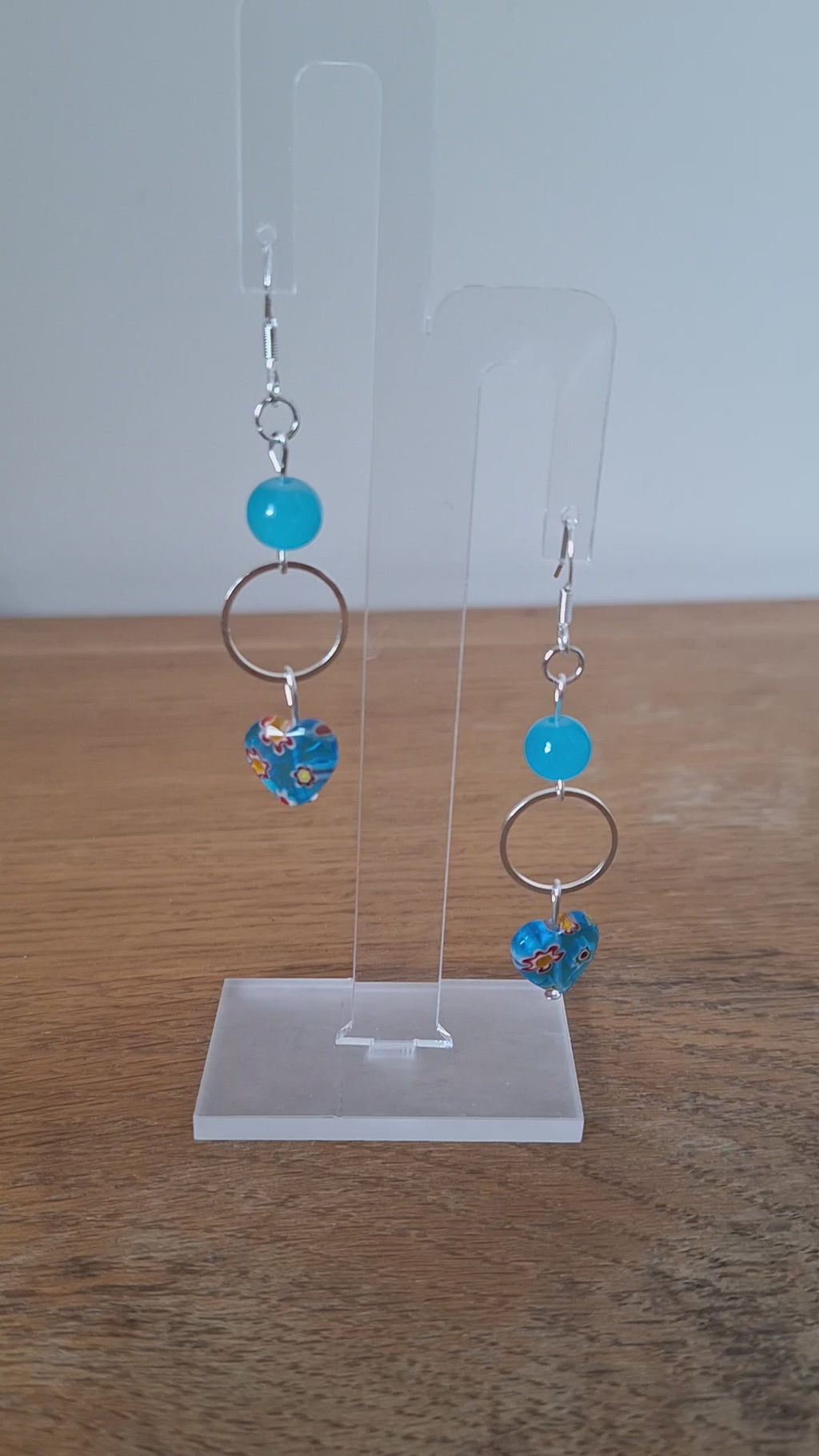 Azzurra Heart Earrings