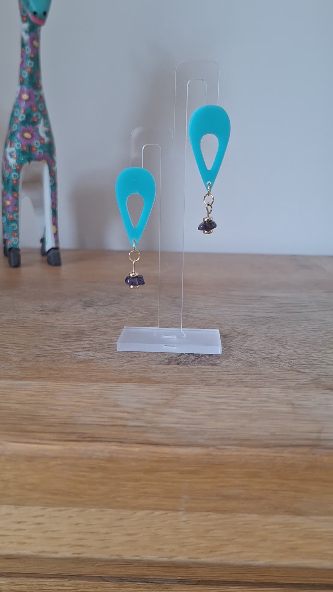 Deborah Amethyst Earrings