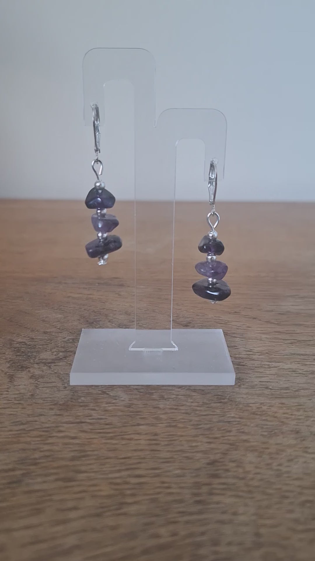 Alanna Amethyst Earrings