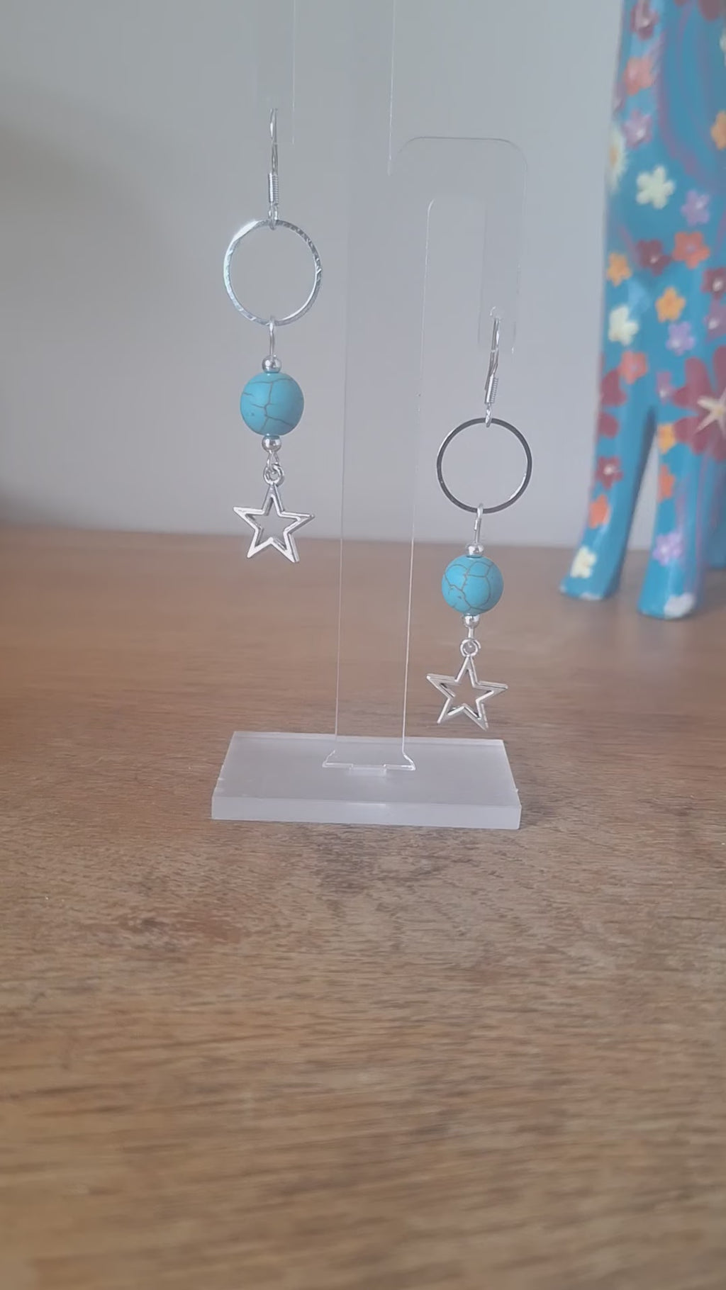 Delilah Turquoise Star Earrings