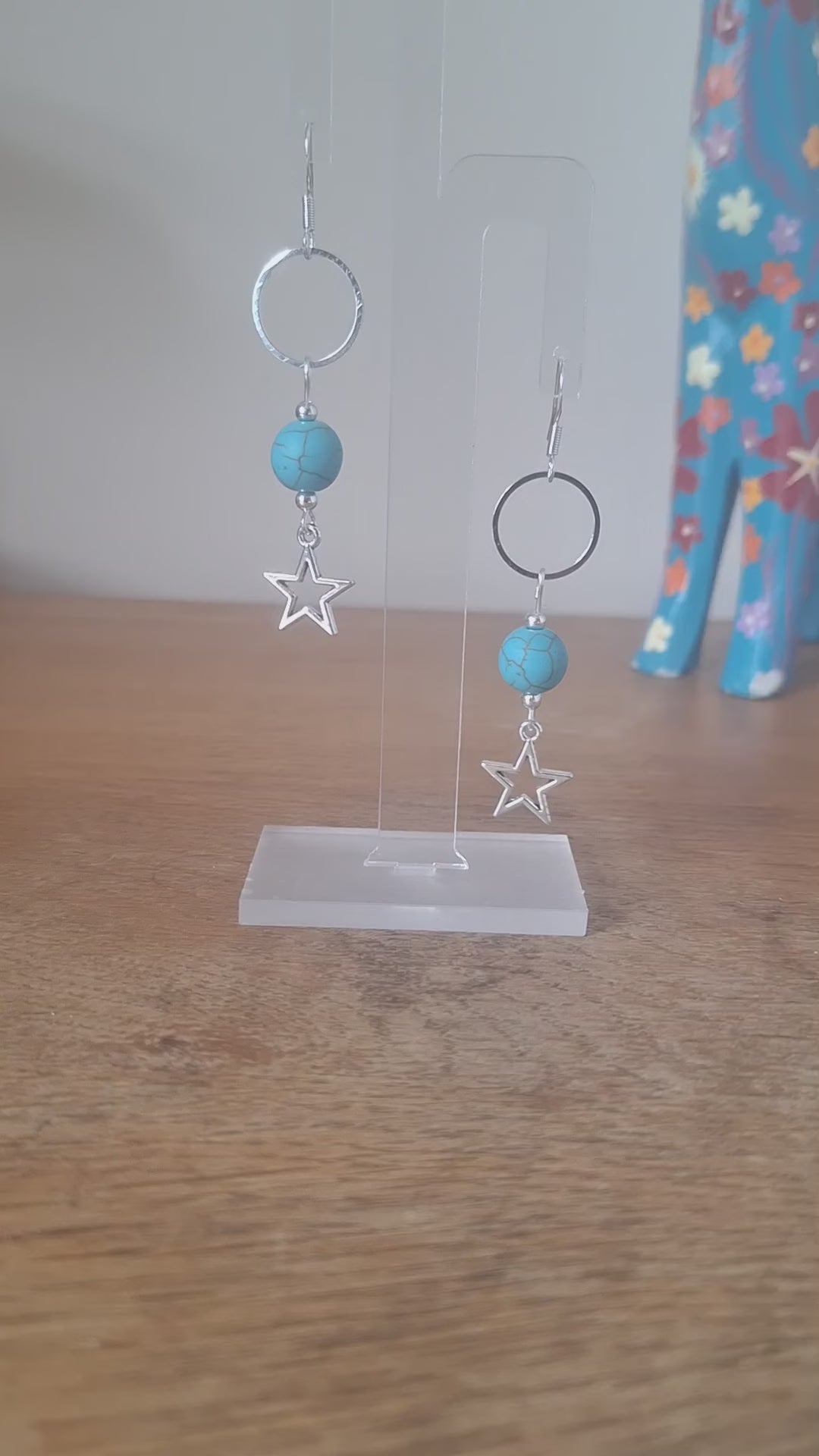 Delilah Turquoise Star Earrings