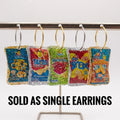 Six Pack for Dinner Earrings