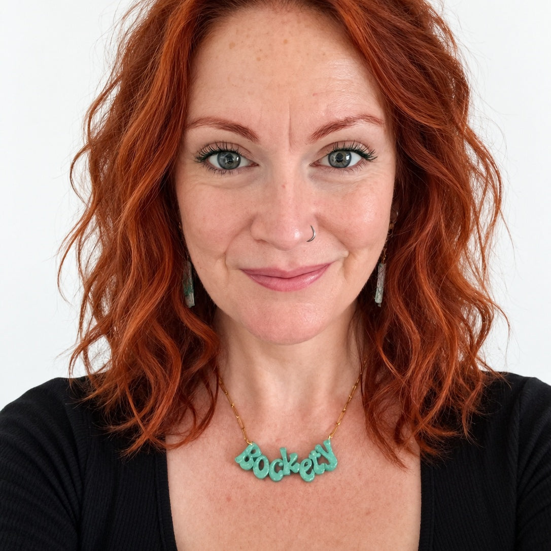 A Bit Bockety Necklace