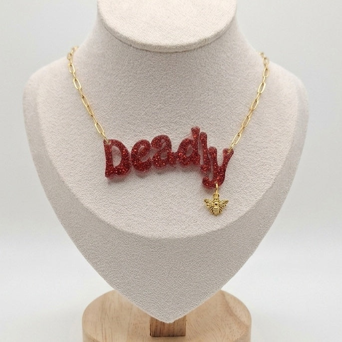 Deadly Buzz Necklace