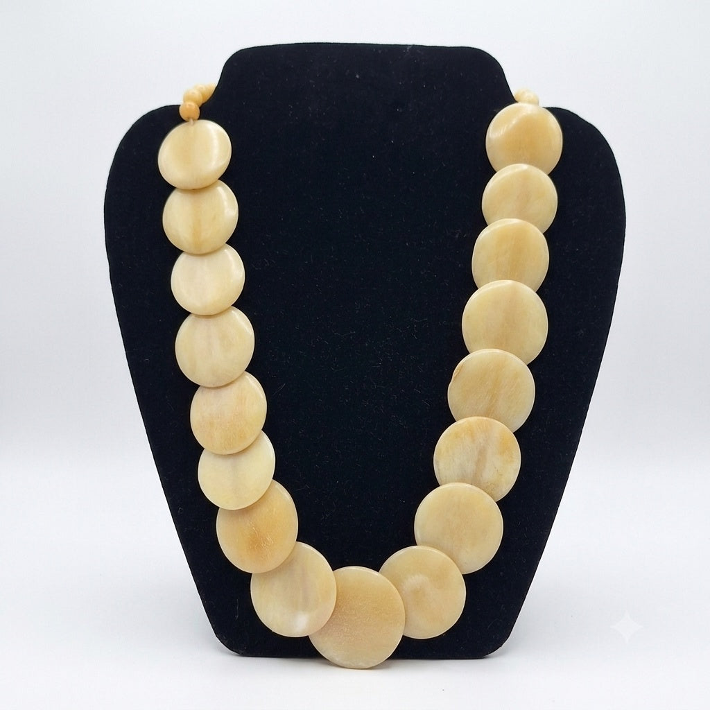 Honey Moon Disc Necklace
